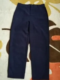 コーデュロイ紺色メンズスラックス