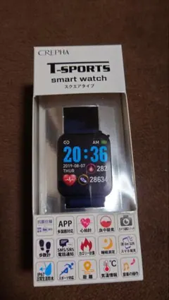 CREPHA T-SPORTS スマートウォッチ 本体
