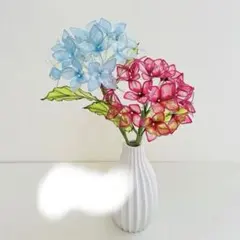 アメリカンフラワー 紫陽花 ディップフラワーのサムネイル