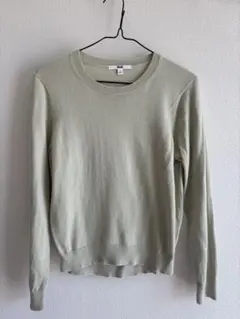 UNIQLO ライトグリーン 長袖セーター S