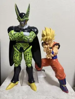 一番くじ ドラゴンボール F賞　セル 完全体、グランディスタ 孫悟空 セットのサムネイル