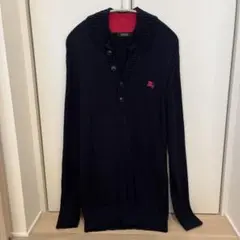 BURBERRY BLACK LAVELボタン付きセーター