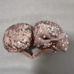 ディズニー　パッチン　ミニー　スパンコール