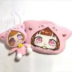 ぴのビッグフェイスクッション＆ぬいぐるみ♡ちろぴの♡のサムネイル
