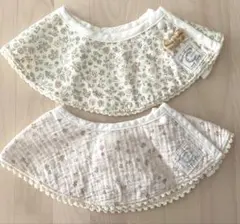 ベビー用スタイ2枚set♩リボン付き