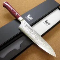 関の刃物 筋引包丁 270mm 三昧 クラシック プロ3 ダマスカス 紅蓮 刺身