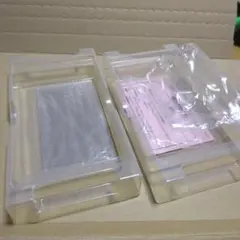 スーパーファミコン用プラスチックソフトケースx2