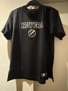 NEW ERA ブラック Tシャツ Mサイズ　バスケ　ドライ