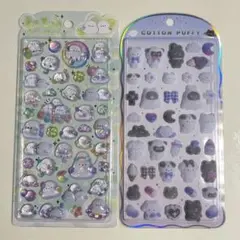 正規品 うるちゅるポップシール コットンパフィーシール