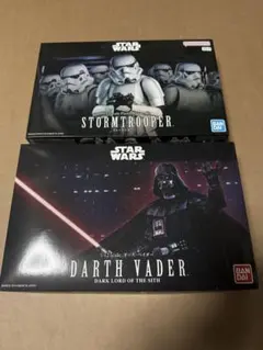 スターウォーズ バンダイ1/12ストームトルーパー & ダース・ベイダー　未組立