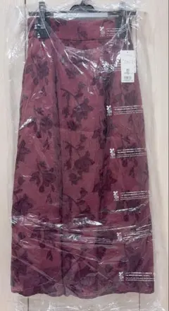 プロポーションボディドレッシング　オーガン刺繍フレアスカート