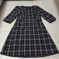 Rew de Rew チェック柄 ワンピース