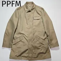 PPFM archive y2k ステンカラーコート　サイズフリー　ベージュ系