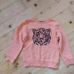 H&M トラ刺繍 長袖トレーナー 110cm