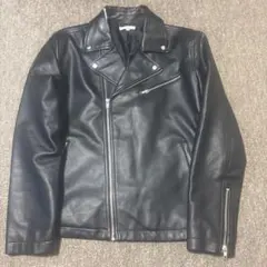 ブラック ダブルライダース レザージャケット