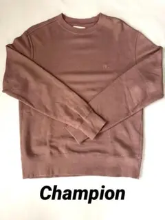 古着 Champion リバースウィーブスウェット／ピンク／M