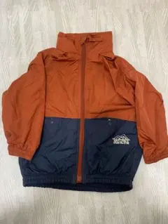 BREEZE ジップアップジャケット サイズ90 オレンジ・ネイビー
