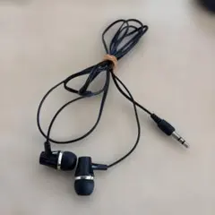 ブラック 有線 インイヤー型 イヤフォン