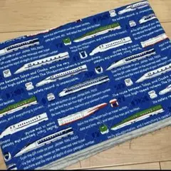 【キルティング】新幹線　はやぶさ　こまち　キルティング生地
