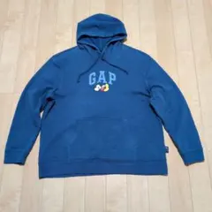 gap ロゴパーカー ネイビー