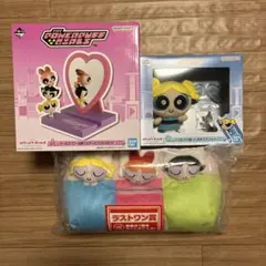 パワーパフガールズ　一番くじ　A賞　スマホスタンド　C賞　バブルス　ラストワン賞
