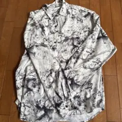 ZARA LUCY 大理石柄 長袖シャツ　大きめ　値引き等はコメントください