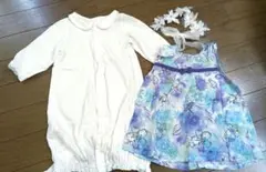 アナスイミニ　花柄チュニック+2WAYオールセット　おまけつき