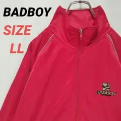 BADBOY　バッドボーイ　ジャージ　トラックジャケット　刺繍ロゴ　赤　メンズのサムネイル
