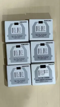 AMANO インクリボンカートリッジ CE-319250 6個セットのサムネイル