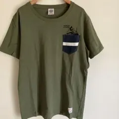 ハワイ　メンズTシャツ　モスグリーンLサイズのサムネイル