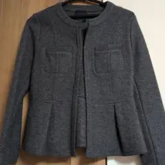 TOMORROWLAND collection ノーカラージャケット グレー