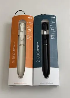 三菱鉛筆 ユニボールワン3 ギフトパック 2本セット 新品未開封