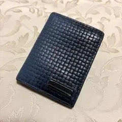 カルバンクライン Calvin Klein 二つ折り財布 エンボス加工 ブラック
