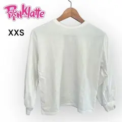 Pinklatte ホワイト 長袖カットソー XXS (140)
