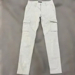 theory カーゴパンツ00 XS相当 ストレッチ ライトベージュ系 細身のサムネイル