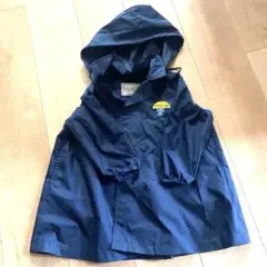 FAMILIAR ベビーレインコート 90 ネイビー　ファミリア