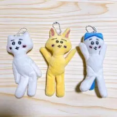 ブサイク　ちいかわ　ぶさかわ　ぬいぐるみ3点セット　ハチワレ　うさぎ