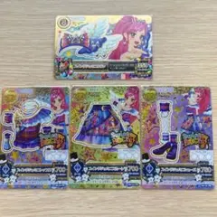 アイカツカード　スイングジェミニコーデ　音城セイラ　プレミアムレアカード