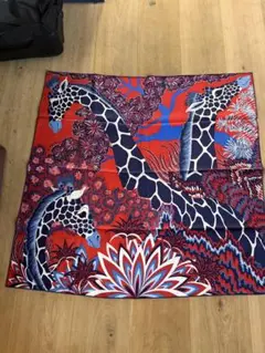 HERMES キリンデザイン シルクスカーフ