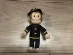 おさるのジョージ 消防士 ぬいぐるみ マスコット