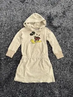 BREEZE ミッキーマウス フード付きワンピース 100cm ディズニーコラボ