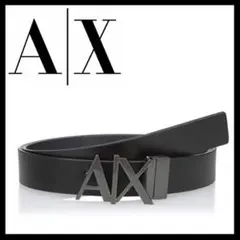 【A|X アルマーニ エクスチェンジ】A|Xバックル　レザーベルトのサムネイル