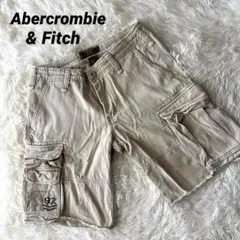 未使用✨Abercrombie&Fitch カーゴハーフパンツ サンドベージュS
