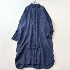 Honnete オネット 新品レディースリネンワンピースサンプル L
