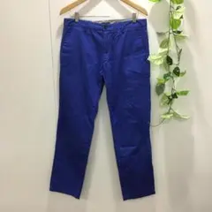 ヒューゴボス メンズ スリム パンツ 48 L ブルー 青 コットン 綺麗めのサムネイル