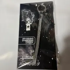 新品未使用品　Sanrio KUROMI ラインストーン ハンドストラップのサムネイル