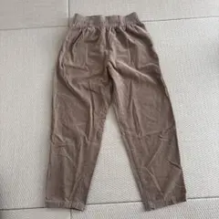 GU ベージュ コーデュロイシェフパンツ