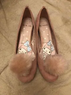 RANDA マイメロ ピンク フラットシューズ バレエシューズ モカシン