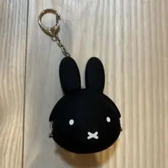 ミッフィー　シリコンコインケース　ブラック