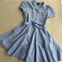【正規品】POLO RALPH LAUREN 　パフ袖ワンピース　160
